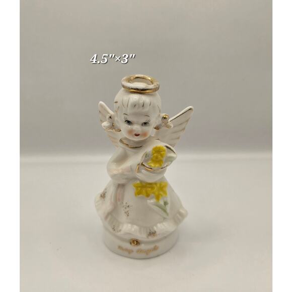 Napco 1950s May Birthday Angel - Picture 1 of 3